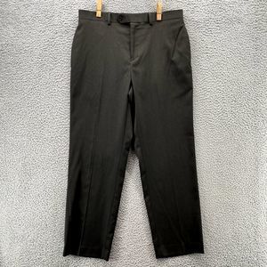 Ralph Lauren Dress Pants Adult 34x30 Grey Classic Blue Label Trouser Preppy Mens